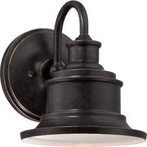 Seaford 1-Light Outdoor Wall Lantern in Imperial Bronze