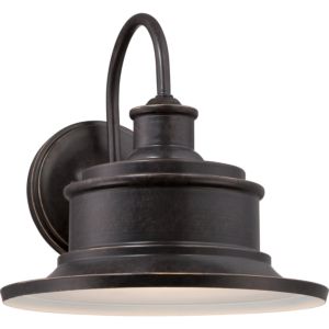 Seaford 1-Light Outdoor Wall Lantern in Imperial Bronze