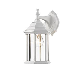 Z-Lite Waterdown 1-Light Outdoor Wall Sconce In Gloss White