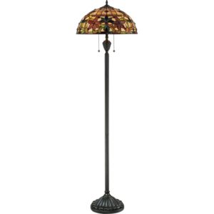 Kami 2-Light Floor Lamp in Vintage Bronze