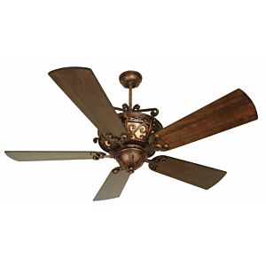 Craftmade Toscana Ceiling Fan with Blades Included in Peruvian Bronze