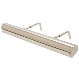  Traditional Picture Light in Satin Nickel with Polished Nickel Accents