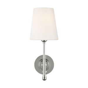 Capri Wall Sconce in Polished Nickel by Thomas O'Brien