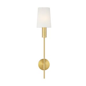 Visual Comfort Studio Beckham Modern Wall Sconce in Burnished Brass by Thomas O'Brien