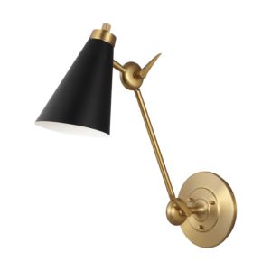 Signoret Wall Sconce in Burnished Brass by Thomas O'Brien