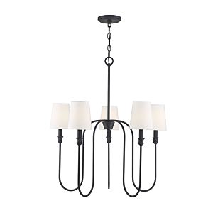 Trade Winds Lighting 5 Light Chandelier In Aged Iron