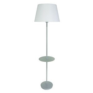  Vernon Floor Lamp in Platinum Gray