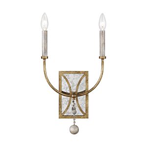 Marielle 2-Light Wall Sconce in Antique Gild