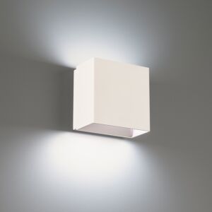 Boxi 1-Light LED Wall Sconce in White