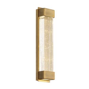  Tower Wall Sconce in Aged Brass