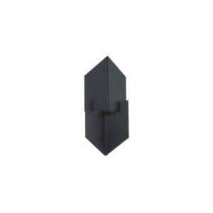 Cupid 1-Light LED Outdoor Wall Sconce in Black