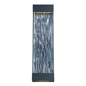 Modern Forms Fathom 16 Inch Outdoor Wall Light in Black