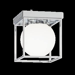 Matteo Squircle 1-Light Ceiling Light In Chrome