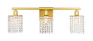 Phineas 3-Light Wall Sconce in Brass