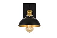 Anders 1-Light Wall Sconce in black