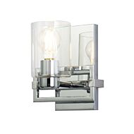 Estes 1-Light Wall Sconce in Polished Chrome