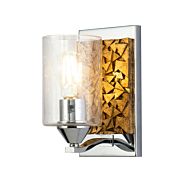 Bocage 1-Light Wall Sconce in Polished Chrome