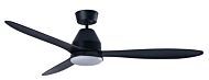 Lucci Air Whitehaven 1-Light 56in Hanging Ceiling Fan in Black