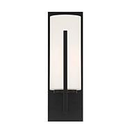 Cambria 1-Light Wall Sconce in Matte Black