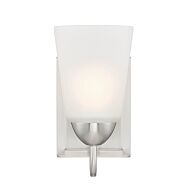 Malone 1-Light Wall Sconce in Brushed Nickel