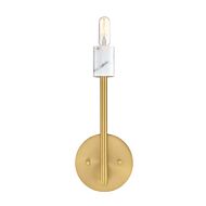 Star Dust 1-Light Wall Sconce in Brushed Gold