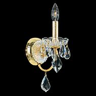 Schonbek Century Wall Sconce in Gold with Clear Heritage Crystals