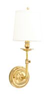 Hudson Valley Logan 18 Inch Wall Sconce in Aged Brass