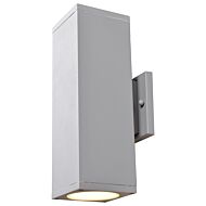Access Bayside 2 Light 12 Inch Outdoor Wall Light in Satin