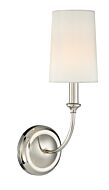 Crystorama Sylvan by Libby Langdon Wall Sconce in Polished Nickel