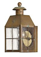 Hinkley Nantucket 1-Light Outdoor Light In Aged Brass