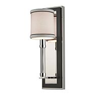 Hudson Valley Collins 16 Inch Wall Sconce in Polished Nickel