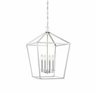 Savoy House Townsend 4 Light Pendant in Polished Nickel