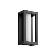 Aperto 1-Light LED Outdoor Lantern in Black