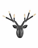 Hinkley Stag 6-Light Wall Sconce In Black
