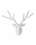 Hinkley Stag 6-Light Wall Sconce In Chalk White