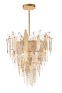Maxim Majestic 12 Light Transitional Chandelier in Gold Leaf