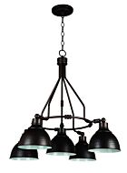 Craftmade Timarron 5 Light Transitional Chandelier in Aged Bronze Brushed