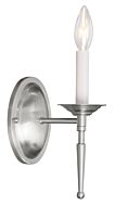 Williamsburgh 1-Light Wall Sconce in Brushed Nickel
