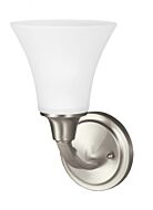 Sea Gull Metcalf 11 Inch Wall Sconce in Brushed Nickel