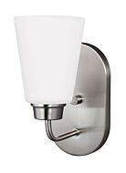 Sea Gull Kerrville 10 Inch Wall Sconce in Brushed Nickel