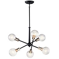 Armstrong 6-Light Chandelier in Black
