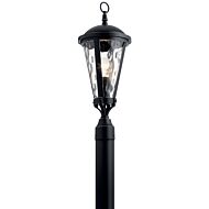 Kichler Cresleigh 24 Inch Outdoor Light in Black with Silver Highlights