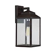 Savoy House Brennan 1 Light Outdoor Wall Lantern in English Bronze with Gold