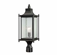 Savoy House Dunnmore 1 Light Outdoor Post Lantern in Black