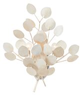 Lunaria 2-Light Wall Sconce in Contemporary Silver Leaf