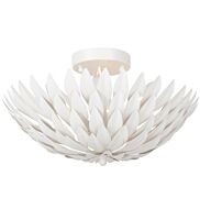 Crystorama Broche 4 Light 16 Inch Ceiling Light in Matte White