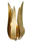 Crystorama Broche 14 Inch Wall Sconce in Antique Gold