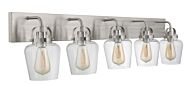 Craftmade Trystan 5 Light Wall Sconce in Brushed Polished Nickel