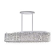 CWI Bubbles 16 Light Drum Shade Chandelier With Chrome Finish