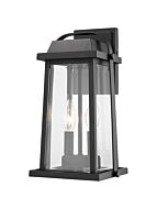 Z-Lite Millworks 2-Light Outdoor Wall Sconce In Black